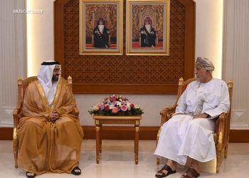 H H Sayyid Shihab receives UAE Ambassador