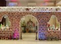 Four chefs worked 48-hours non-stop to build the largest gingerbread house in Muscat