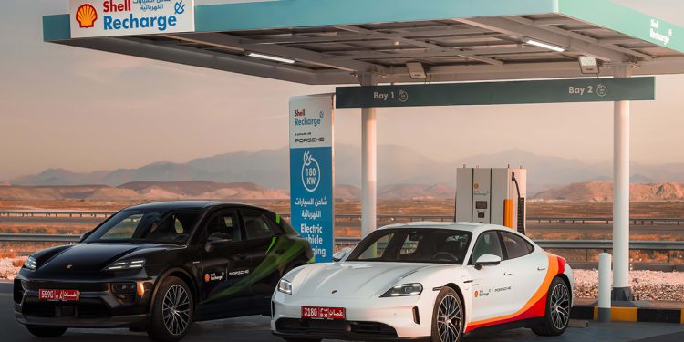 Porsche, Shell partner to install 133 EV charging points across Oman by 2026