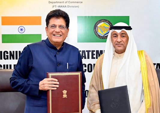 GCC, India launch FTA talks, sign joint statement
