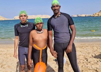 Special needs students mark milestone in open water swimming