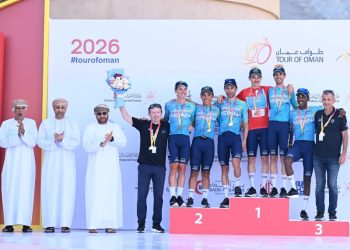 XDS Astana’s Christian Scaroni wins final stage to clinch 15th Tour of Oman Title | Muscat Daily| Oman News |Business