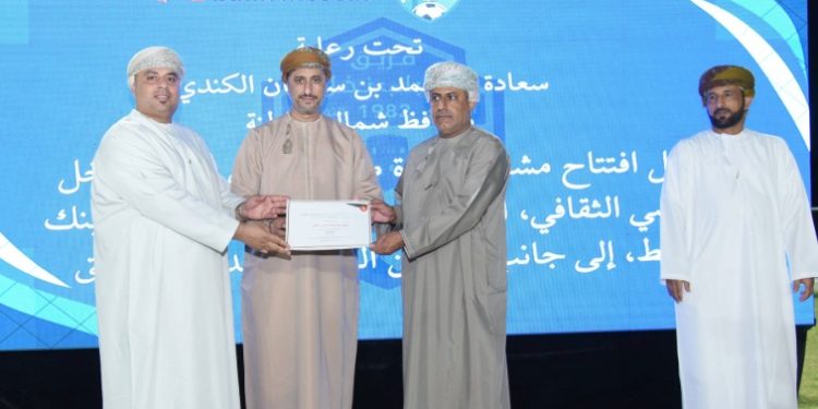 Bank Muscat inaugurates lighting project of Nakhal Youth Team under “Green Sports” programme